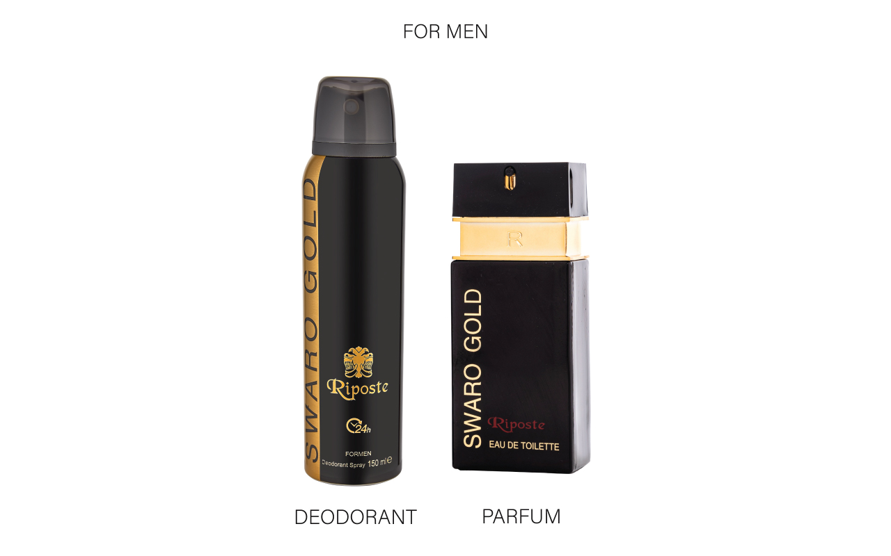 Riposte Swaro Gold Men Gift Set